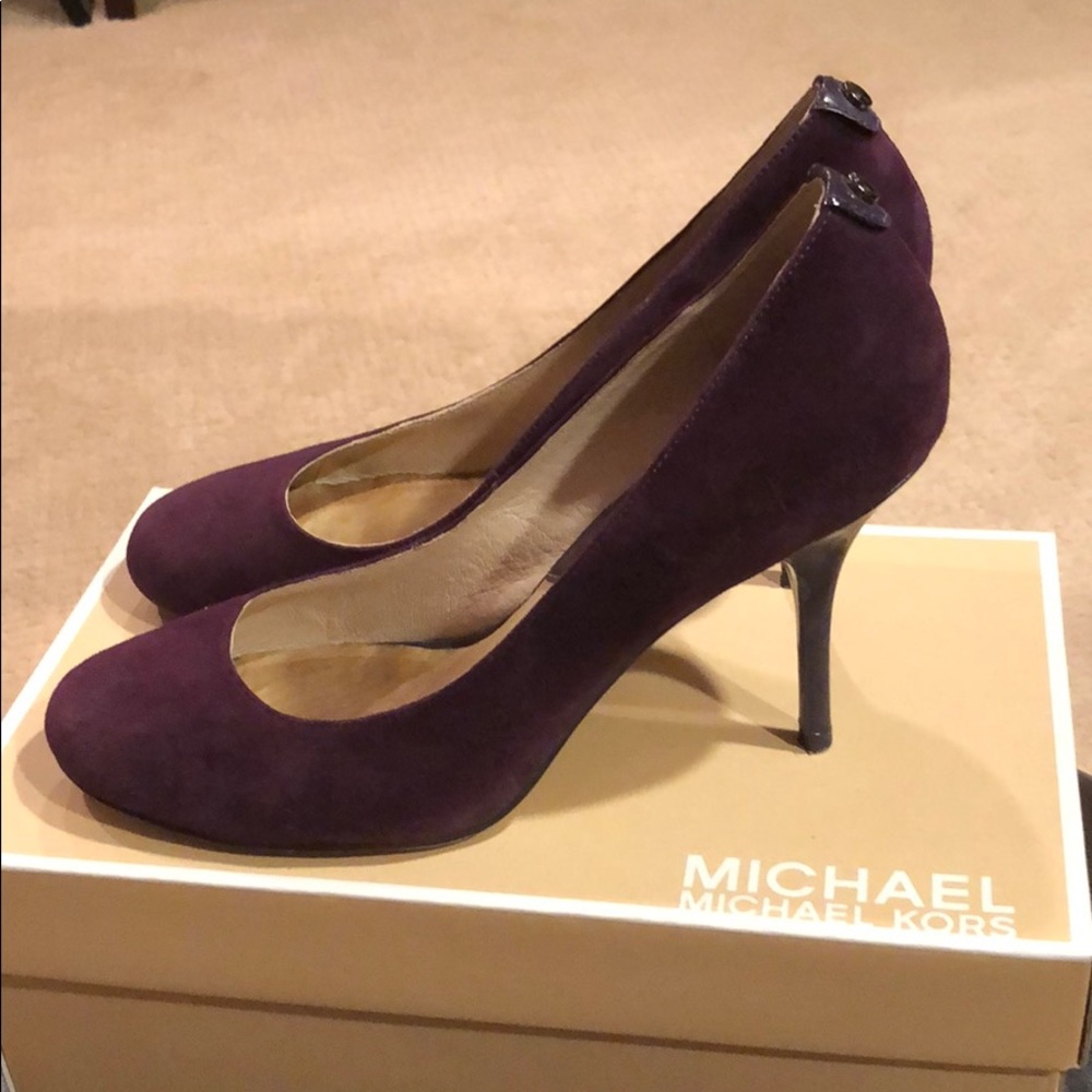 Purple/eggplant Michael Kors Pressley Pump